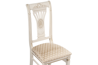 Деревянный стул Рейнир серый / белый