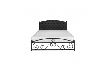 Полутораспальная кровать Кубо 140х200 черный