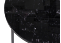 Комплект столиков Плумерия 60,5х39,5(50,5х29,5) черный мрамор / черный