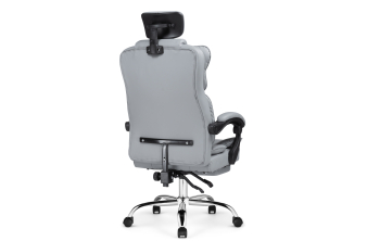 Компьютерное кресло Rino light gray / white