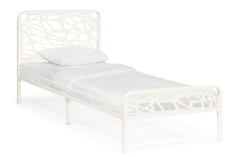 Двуспальная кровать Милена 160х200 белая