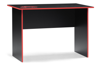 Письменный стол Эрмтрауд 110х60х75 черный / красный