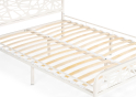 Полутораспальная кровать Кубо 140х200 белый
