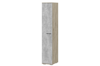 Шкаф Вальс ШК-400 дуб крафт серый / бетонный камень