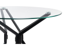 Стеклянный стол Roko 80х75 black
