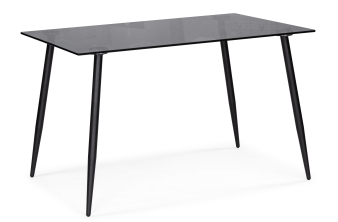 Стеклянный стол Roko 90х75 black