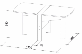 Деревянный стол Леджер 130(170)х75х77 патина / вишня
