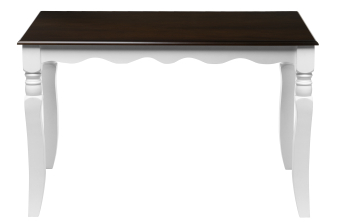 Деревянный стол Павия 90(120)х90х80 орех с коричневой патиной