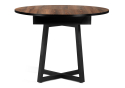 Деревянный стол Регна 100(130)х100х75 дерево / черный