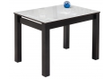 Стеклянный стол Раймунд 100х70х77 венге / белый