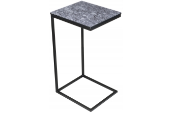 Журнальный столик Геркулес 30х34х62 серый мрамор