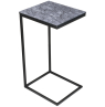 Журнальный столик Геркулес 30х34х62 серый мрамор