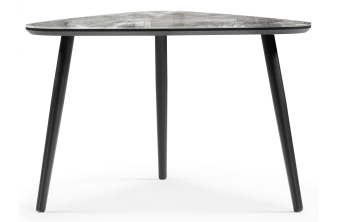 Комплект столиков Лойс 80х80х46(60х60х38) мрамор белый / дуб вотан