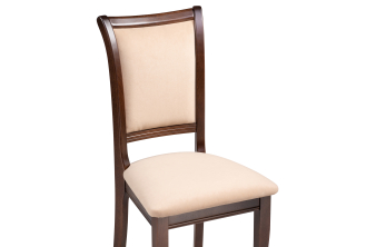 Деревянный стул Милано 1 серый / орех